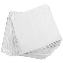 100 x White Greaseproof Paper Suitable Food use /Cake/Cooking/Sweet Bags Uk Store 247 (10'' x 10'')