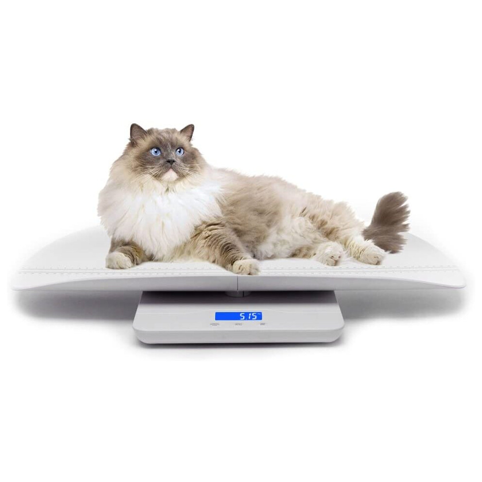 Mindpet-Med Digital Pet Scale, With 3 Weighing Modes(Kg/Oz/Lb), Max 220 Lbs, Capacity With Precision Up To Â±0.02Lbs, White, Suitable For 6970881008171