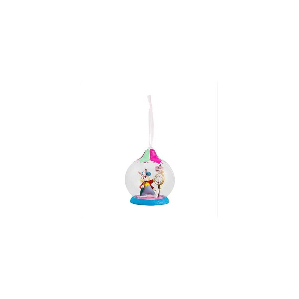 Di Alice In Wonderland White Rabbit Christmas Hanging Ornament