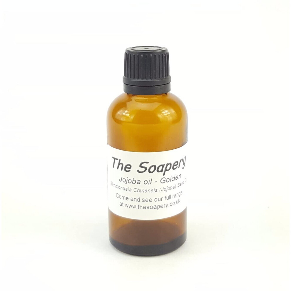 Thesoapery Golden Jojoba Oil 50Ml - 100% Pure, Unrefined And Natural