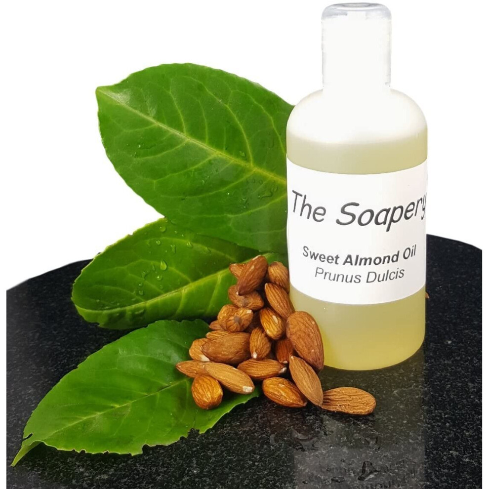Thesoapery Sweet Almond Oil - 250Ml Cosmetic Grade For Massage, Aromatherapy, Soaps, Lotions