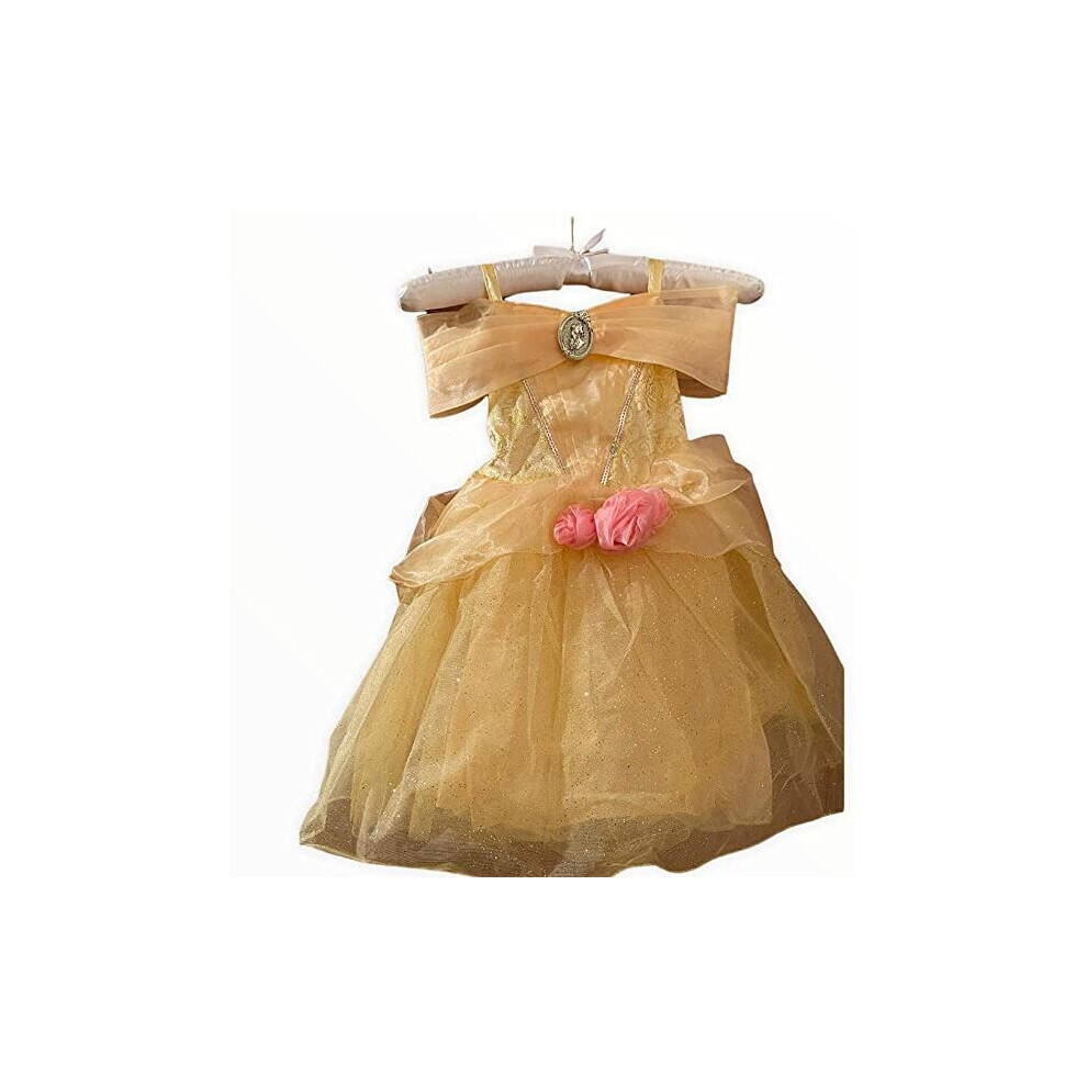 Disney Beauty And The Beast Princess Fancy Dress Costume For Girls Size 13 Silver