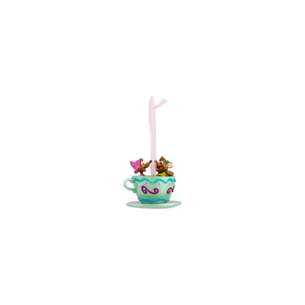 Di Gus and Suzy Tea Cup Christmas Tree Hanging Ornament