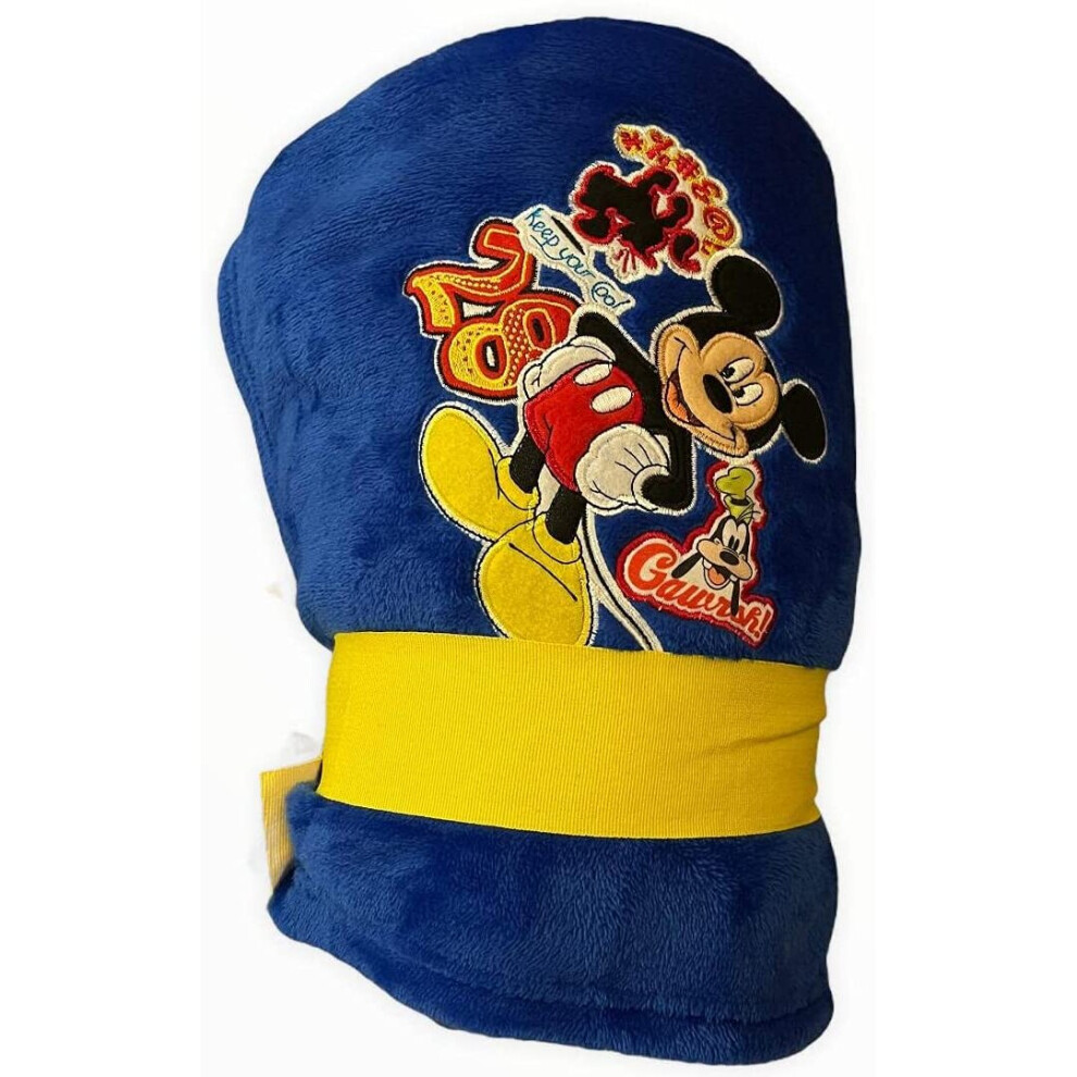 Di Mickey Mouse Blue fleece throw blanket for kids 50X60