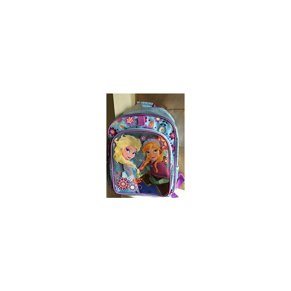 Disney Authentic Store Frozen's Elsa And Anna Backpack Bookbag Multicoloured