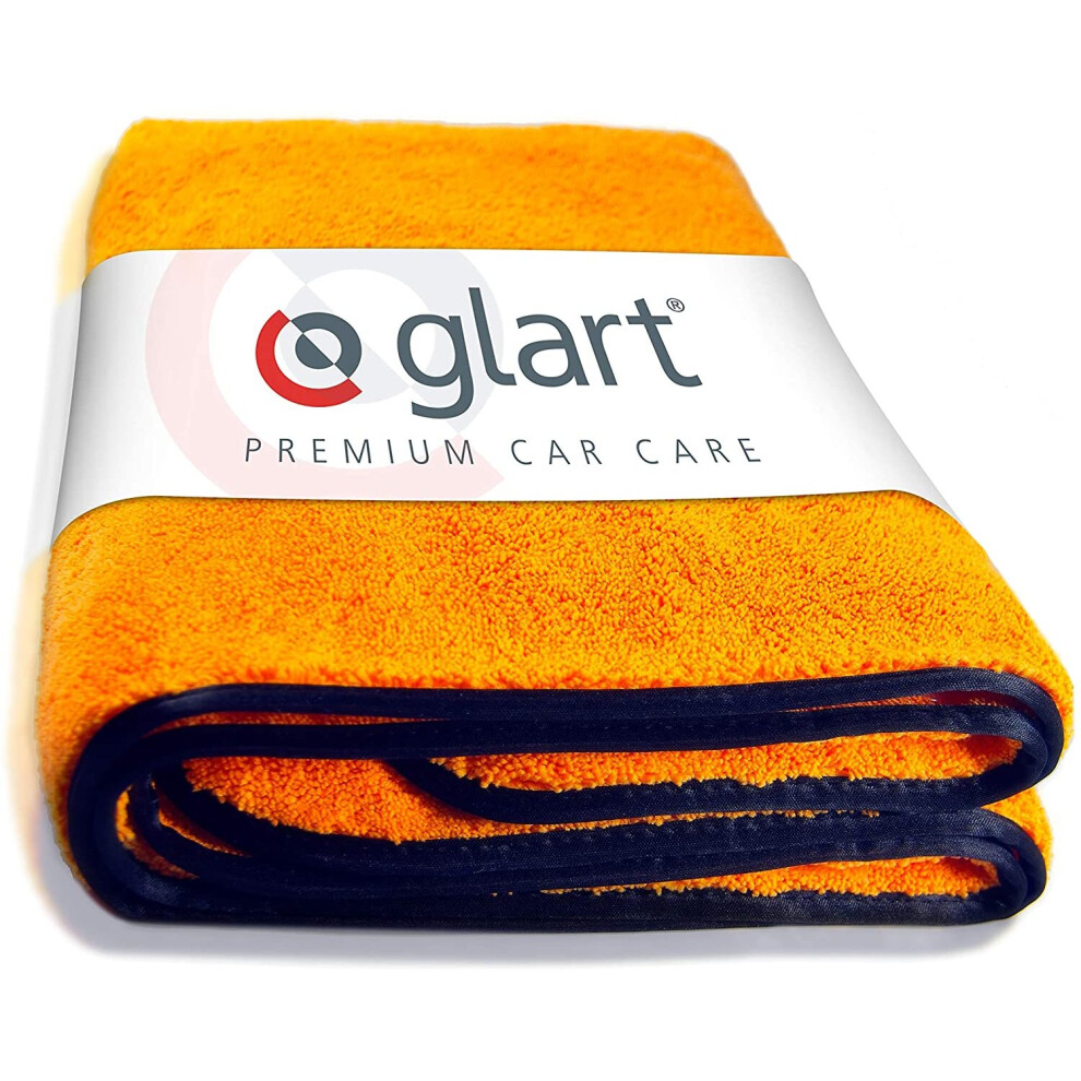 Glart 44Wg Watergate Super Absorbent Microfibre Dry Cloth, Window Cloth, Exterior Cleaning, For Cars And Motorcycles, 1 Piece Orange 4260187184092