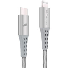 TECHGEAR USB C to Lightning Cable [2M Apple MFi Certified] Strong Nylon Braided Long Lead for iPhone 12/11/ Pro/Mini/X/XS/XR/Max /8/ Plus, iPad 10.2"