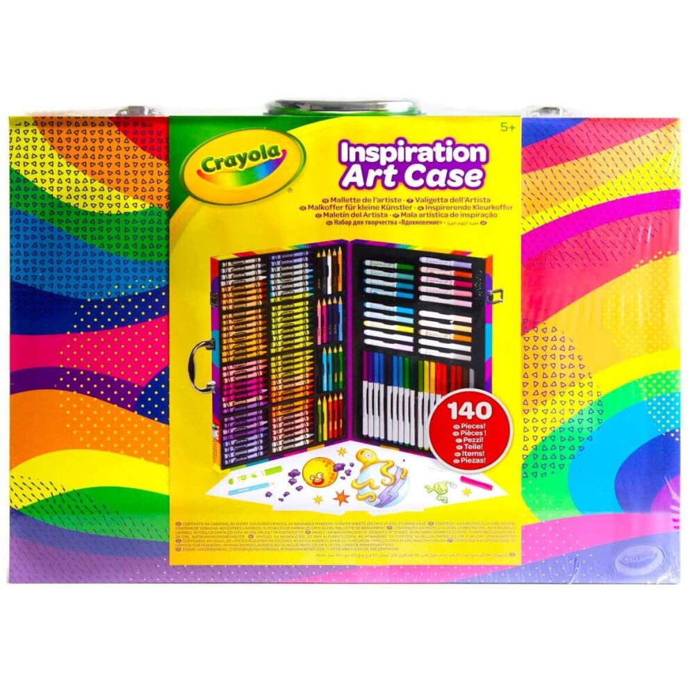 Crayola Inspirational Art Case With Crayons, Colouring Pencils And Markers - 140 Pieces