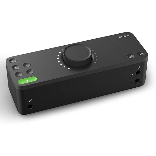 EVO EVO 8 USB Audio Interface external sound card for music productions (4 in / 4 out, Smartgain, Smart Touchpoints, loopback function, 48V phantom power, 1