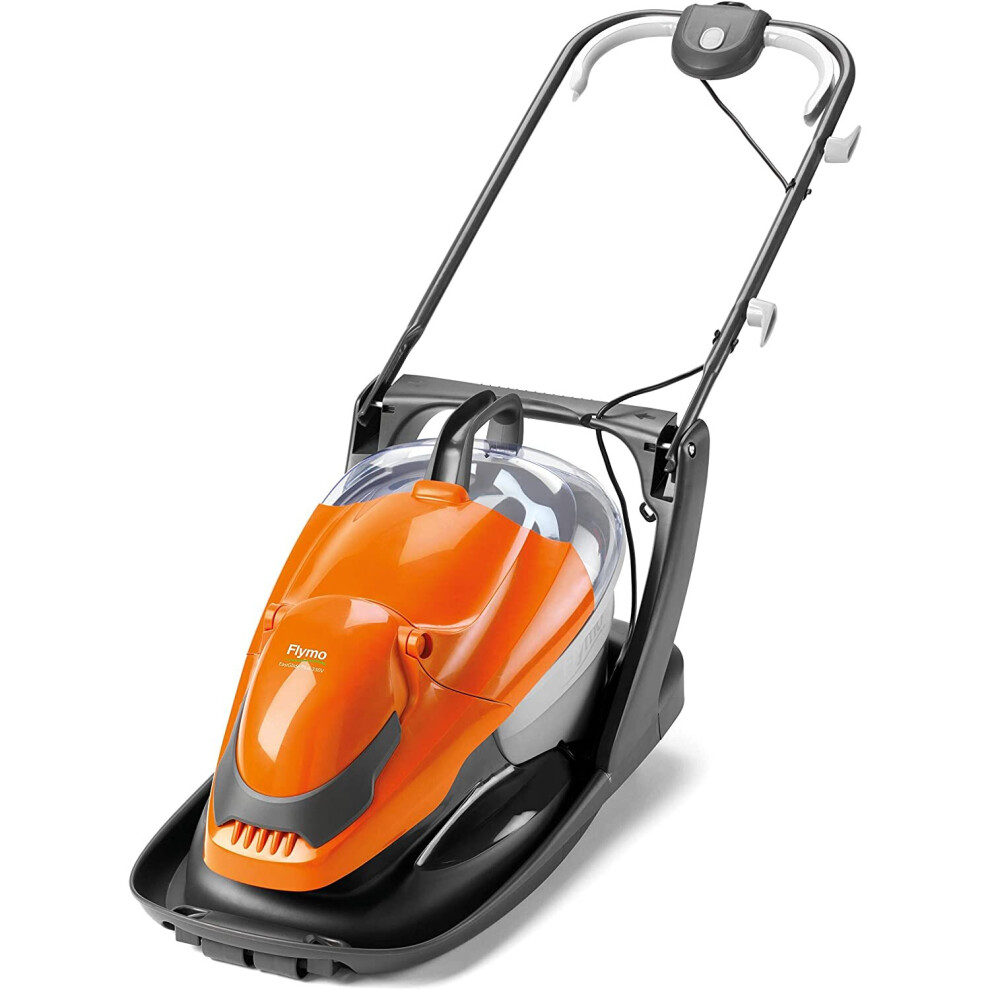 Flymo EasiGlide Plus 330V Hover Collect Lawn Mower - 1700W Motor, 33cm Cutting Width, 20 Litre Grass Box, Folds Flat, 10m Cable Length