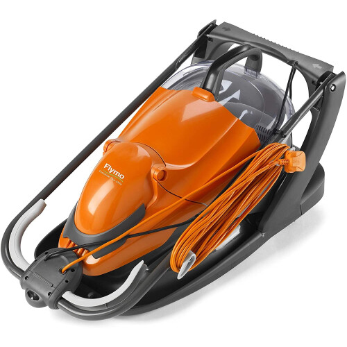 Flymo Flymo EasiGlide Plus 330V Hover Collect Lawn Mower – 1700W, 33cm Cutting Width, 20L Grass Box, Flat-Fold Handles, 10m Cable 1
