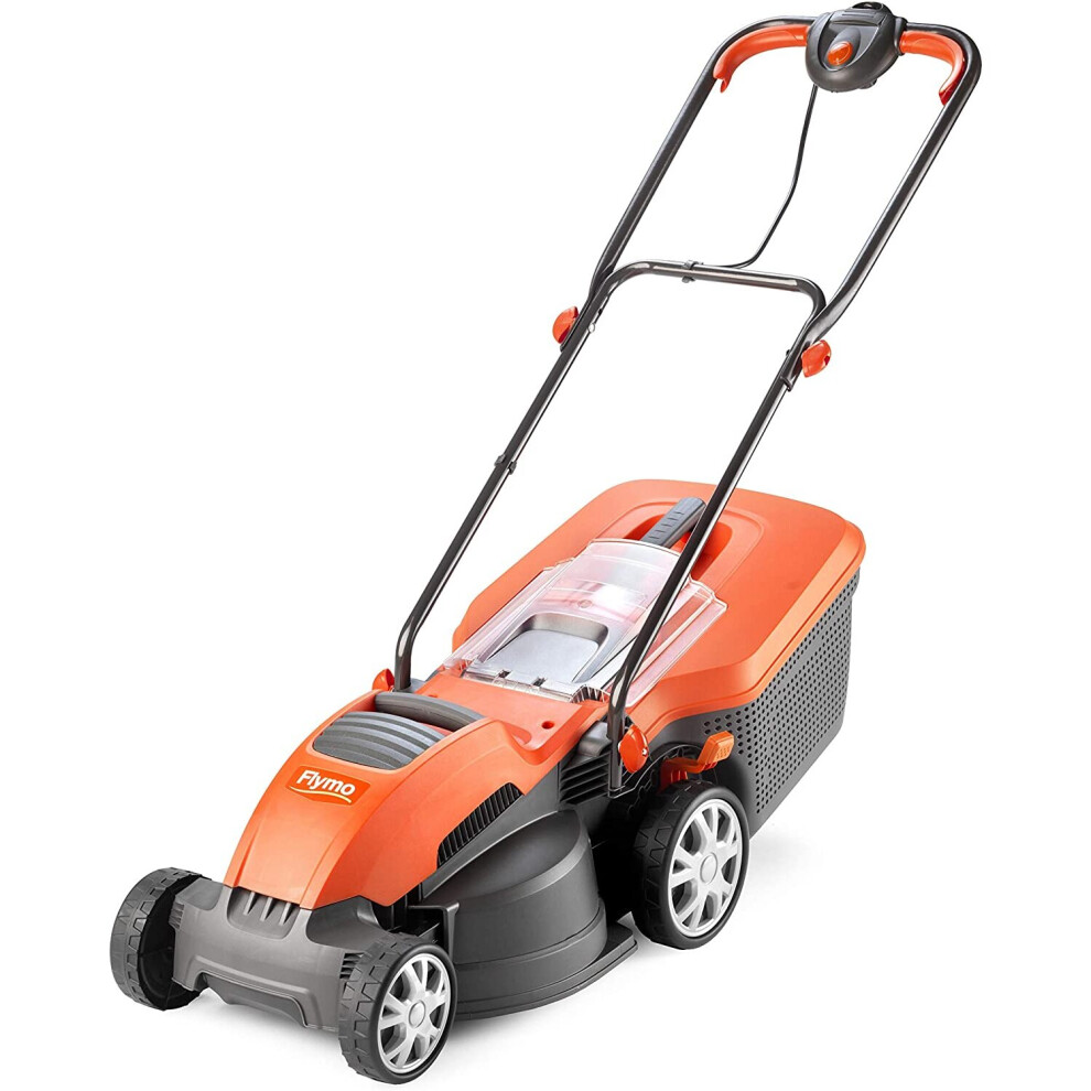 Flymo Speedi-Mo 360VC Electric Rotary Lawn Mower, 1500W, 36cm Cutting Width, 40 L Grass Box, 967663301