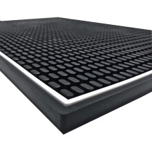 Highball & Chaser Premium Bar Mat 1cm Thick Durable and Stylish Bar Mat for Spills. Service Mat for Tea, Bars, Restaurants, Counter Top and Coffee,