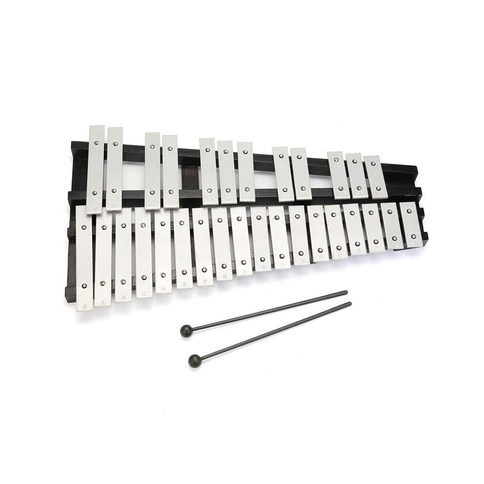 30 Note Xylophone Foldable Vibraphone Percussion Music Instruments with Bag