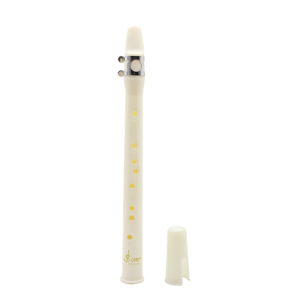 (White) 8 Holes keyless Colorful Portable Pocket Saxophone