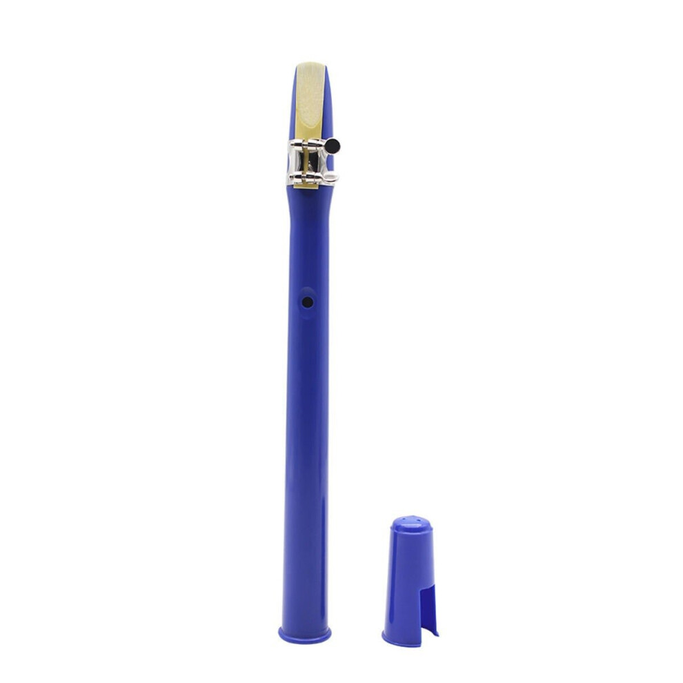 (Blue) 8 Holes keyless Colorful Portable Pocket Saxophone