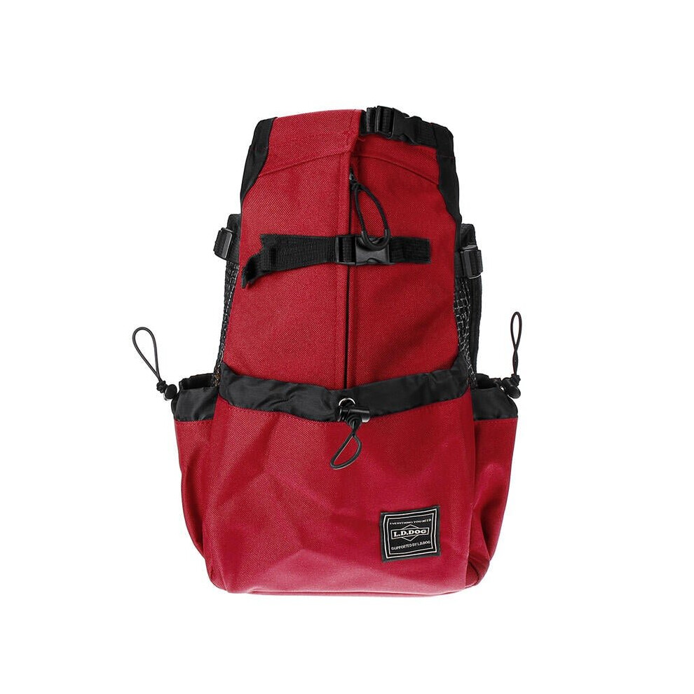 (XL) Double Shoulder Pet Carrier Backpack Adjustable Pet Front Cat Dog Carrier Travel