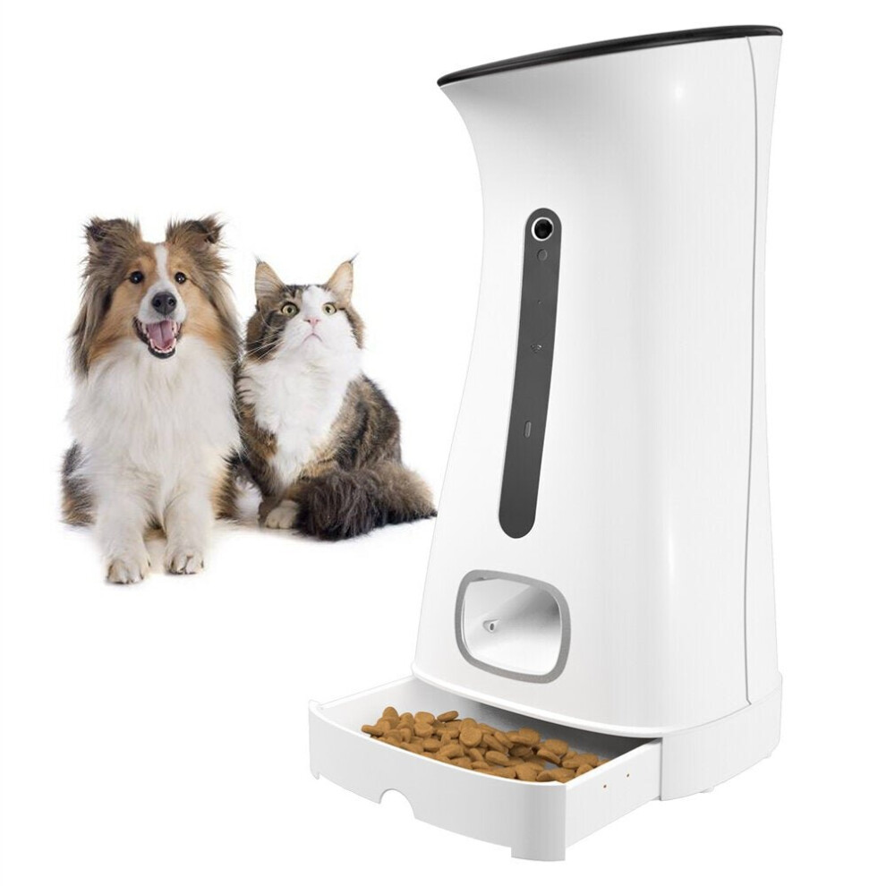 (SPF-2000-S) Automatic Pet Feeder 7.5L Capacity Dog Cat Feeder Dual Power Protective APP Remote Control for Dog Cat Feeding