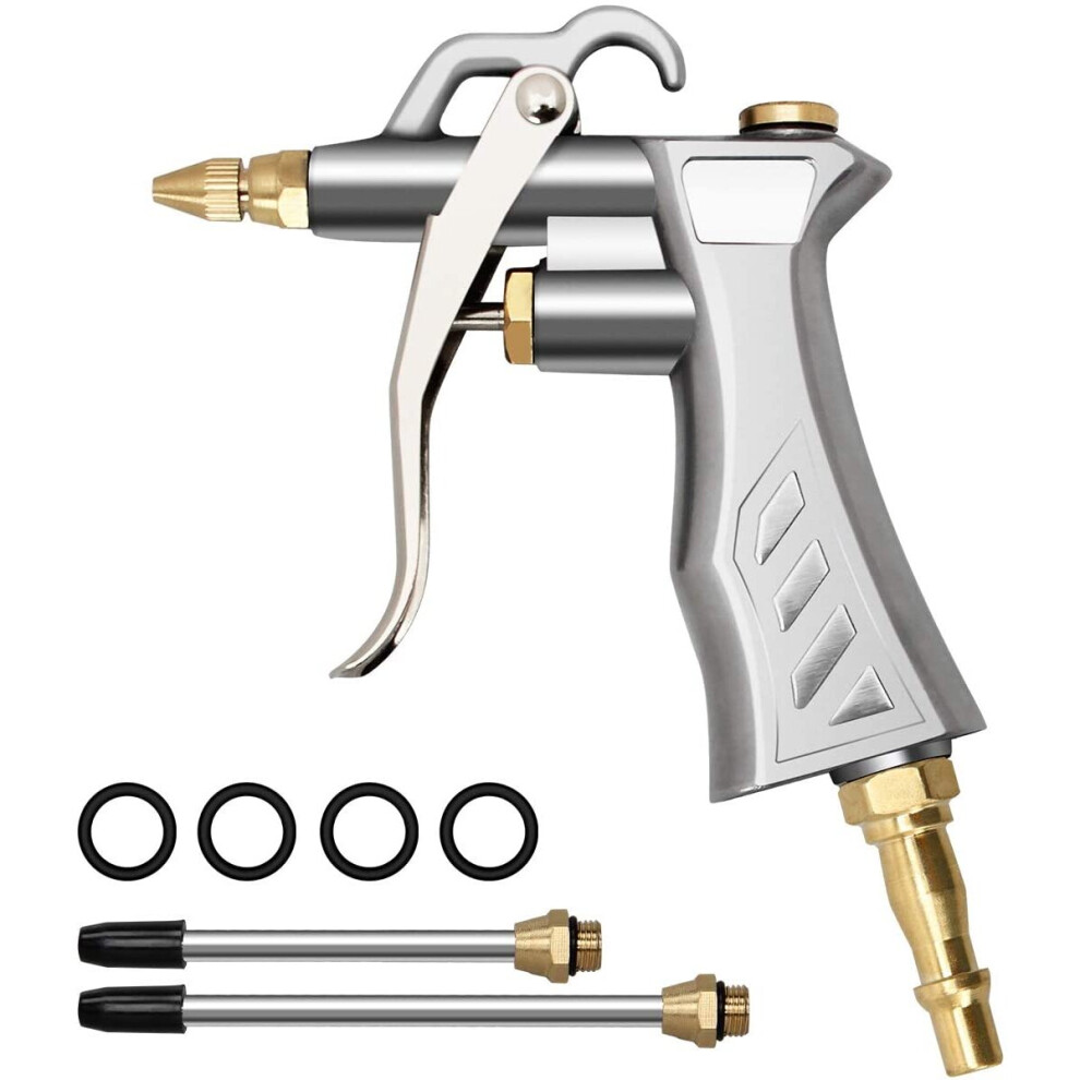 Air Blow Gun,Nozzle Duster Blow Gun Cleaner with 1 Blow Nozzle and 2 Air Flow Extension Dust Cleaning Air Compressor Accessory Tools Air Blowing-image-OPC-P8ZQFMN-NEW
