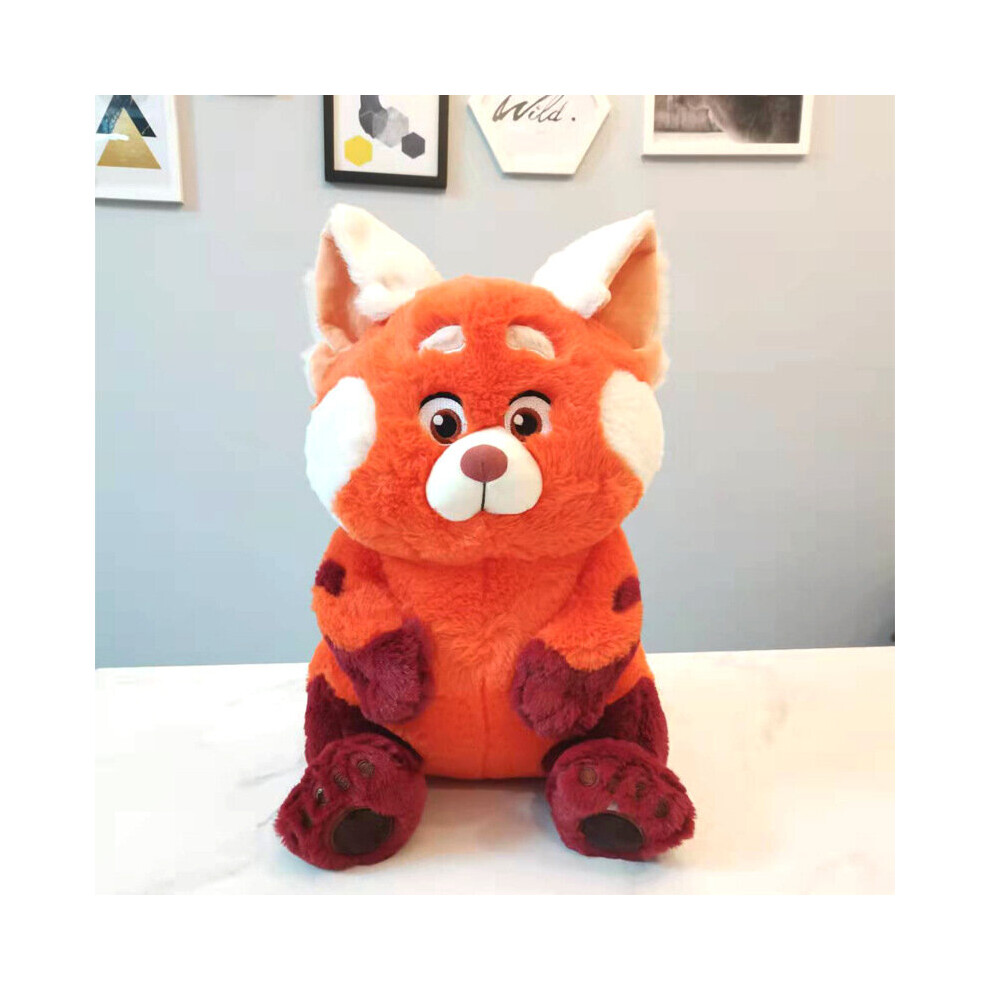 (45CM) Turning Red Youth Deformation Plush Doll Spot Raccoon Doll Red Panda