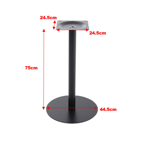 Living And Home Robust Steel Table Base Pedestal Leg Cafe Bar Pub Table Central Support Stand 1