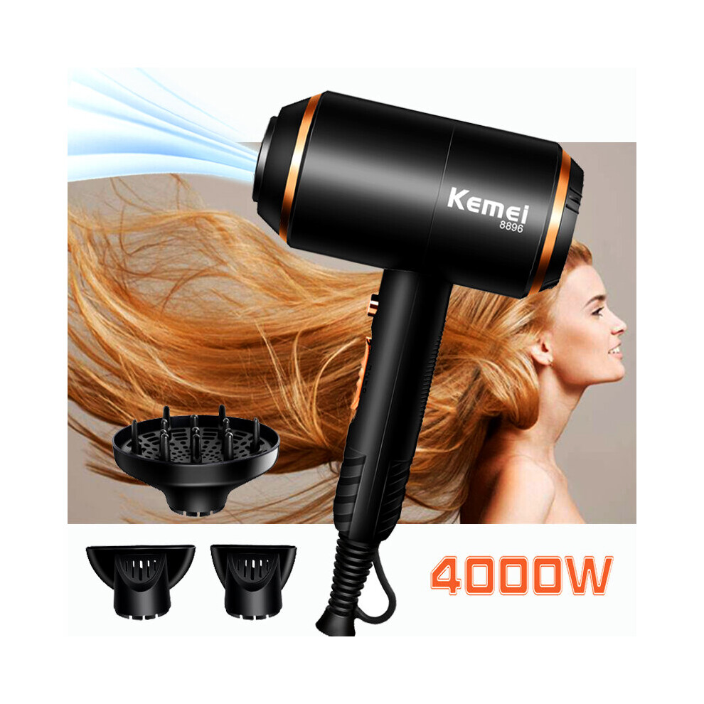 Brand: Ranpoo 4000W Professional Salon Negative Ionic Hair Dryer Blower Hair Styling Tools