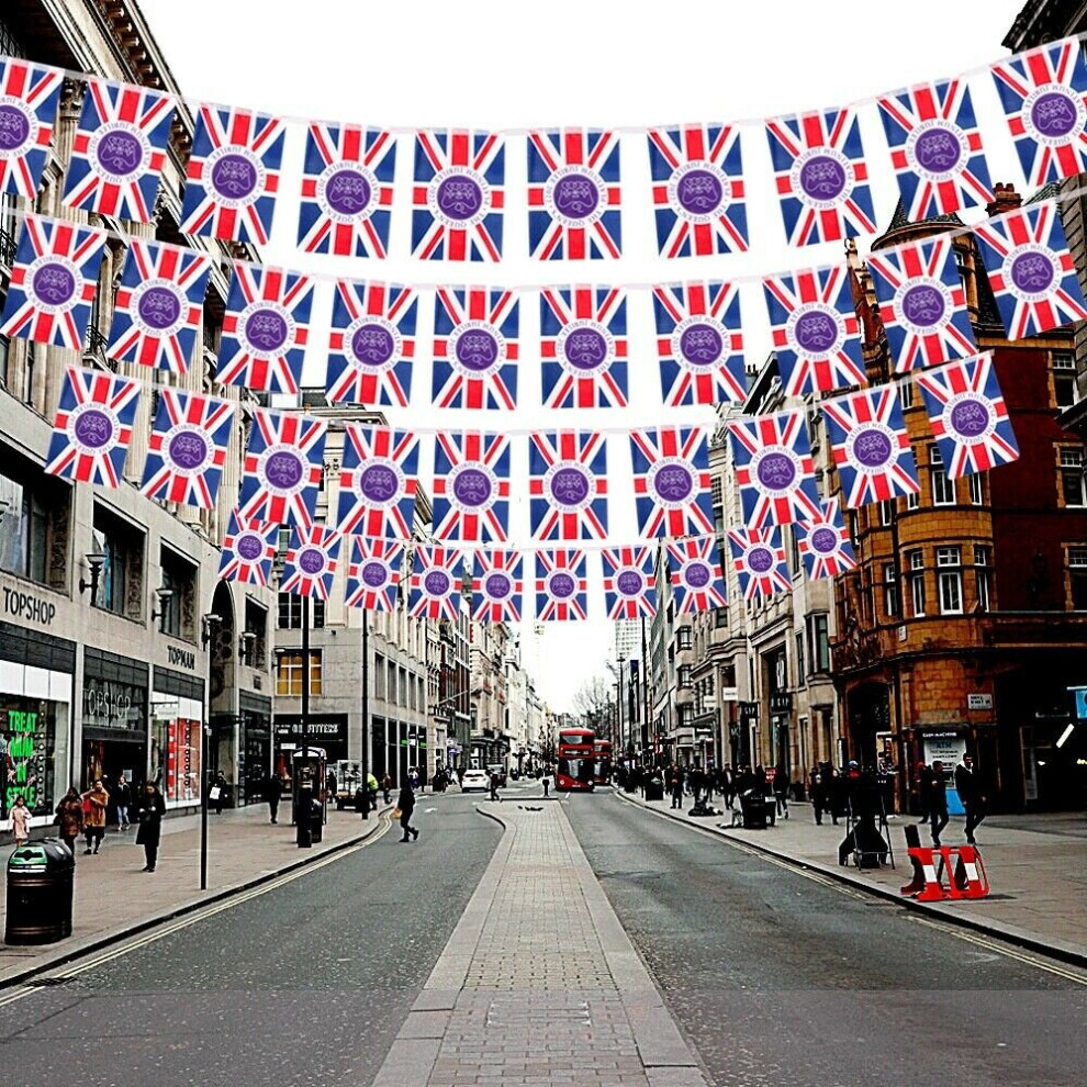 10M The Queen Coronation Bunting Decoration Bunting Flags Party Bunting Flags