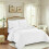 (White , Super-King ) 3Pcs Luxury Embossed INSPIRATION Quilted Bedspread 1
