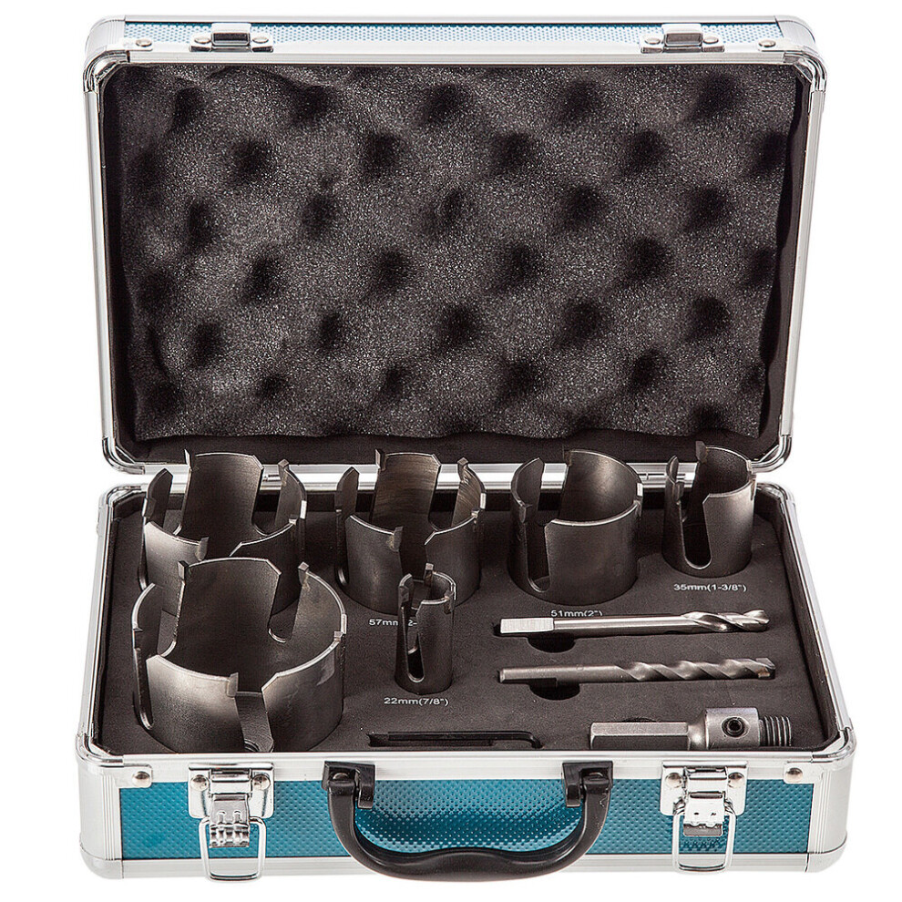 Makita D-51297 9 Piece TCT Multi-Material Universal Holesaw Kit