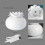 Ceramic Lotus Air Purifier Humidifier Aroma Oil Diffuser 200ml UK 4