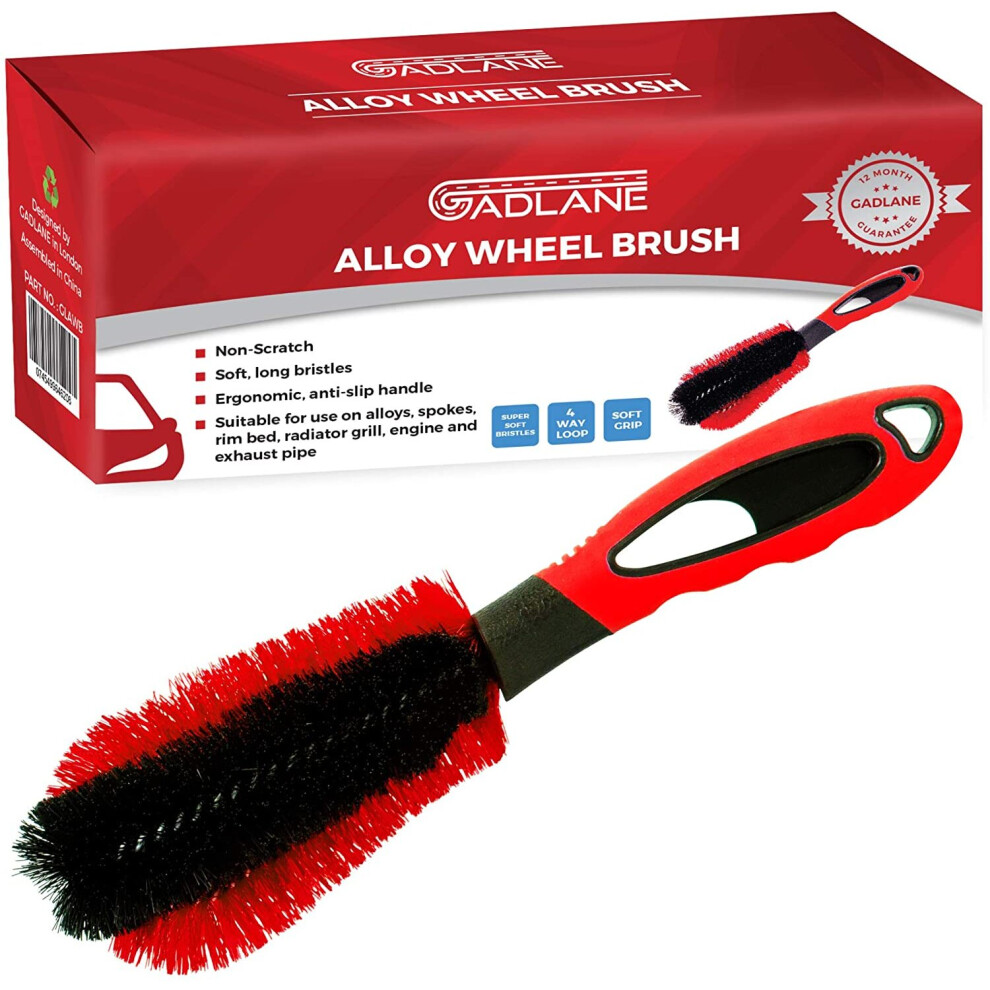 GADLANE Alloy Wheel Brush Super Soft Non Scratch Alloy Wheel Cleaner Brush - Car Cleaning Accessory