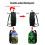 (C5) Minecraft School Bag Double-sided Backpack Kids Gift 3