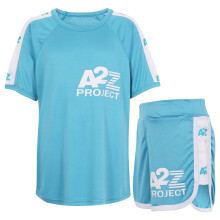 (7-8 Years, Blue) Boys Girls Sports Summer Outfits T-shirt Short Set