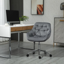 Ergonomic Dark Grey Swivel High Back Office Computer Chair Furniture