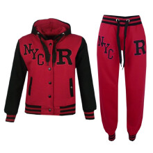 A2Z 4 Kids Unisex Tracksuit - Zipped Grey Top & Bottom Jogging Suit, Ages 5-13 Years