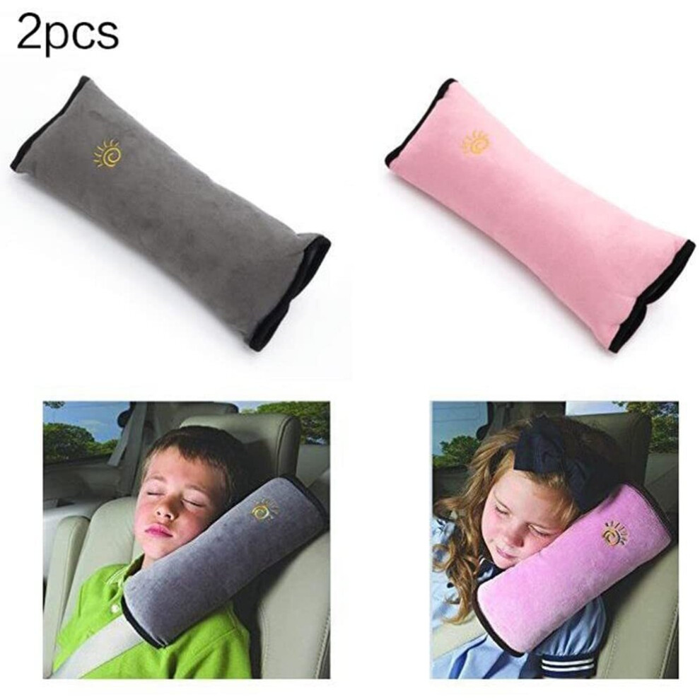 Bujingyun 2Pc-Universal Car Safety Belt Protect, Shoulder Pad, Adjust Vehicle Seat Belt Cushion For Kids And Adults