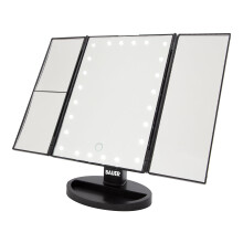 (Black) Bauer Professional Foldable LED Mirrors