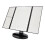 (Black) Bauer Professional Foldable LED Mirrors 1