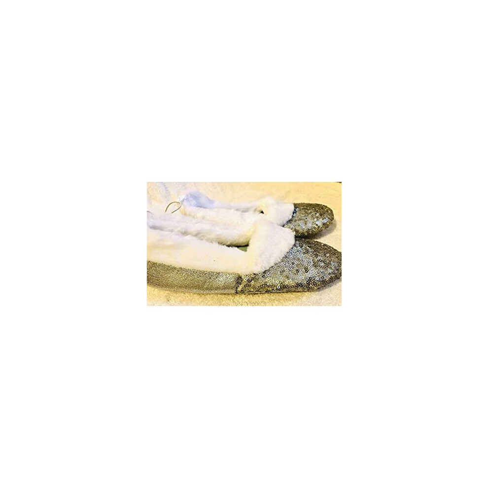 Ariel the Little Mermaid Ladies Slippers with Fur Adult Size UK 7