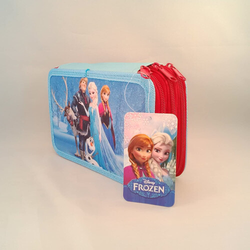 Disney Frozen Filled Pencil Case with 3 No. Compartments