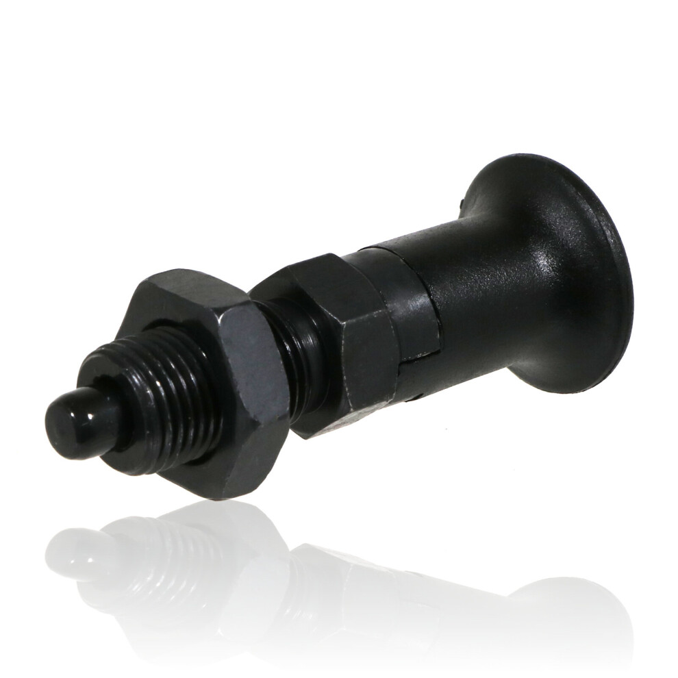 M16 Index Plunger Spring Loaded with Rest Position Locking Pin Blackened Steel