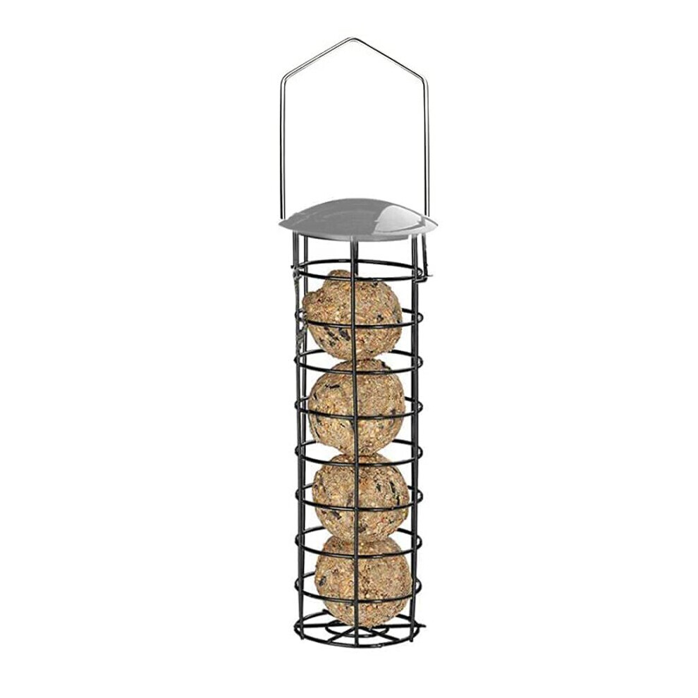 (Fat Ball Feeder) Wild Bird Hanging Seed Feeder Peanut Nut Feed Fat Ball Feeders Garden