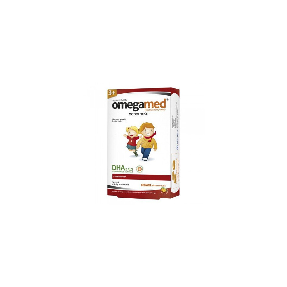 Omegamed Resistance 3+ DHA algae 30 chewable  gel tablet