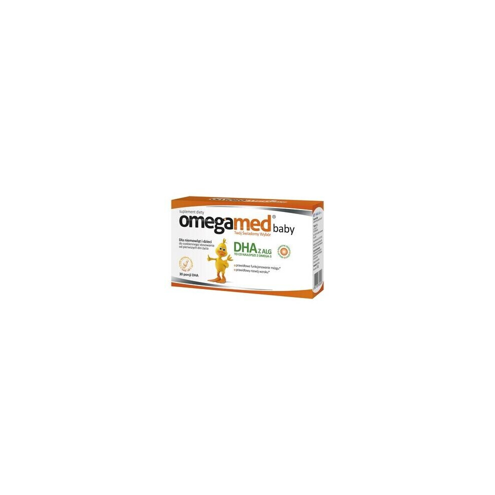 Omegamed Baby DHA from birth 30 twist off capsules