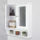 (Mirrored Double Door Cabinet) Anika Wall Mounted Bathroom Cabinets 4