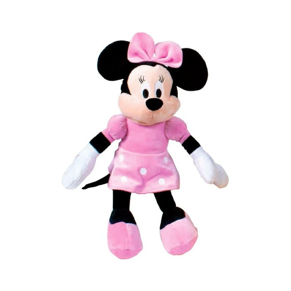 Disney Minnie Mouse Soft Toy, (Famous Pink