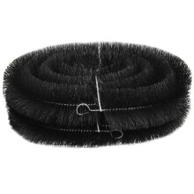 Set of 2 Black Gutter Brush Leaf & Moss Guard (4m)