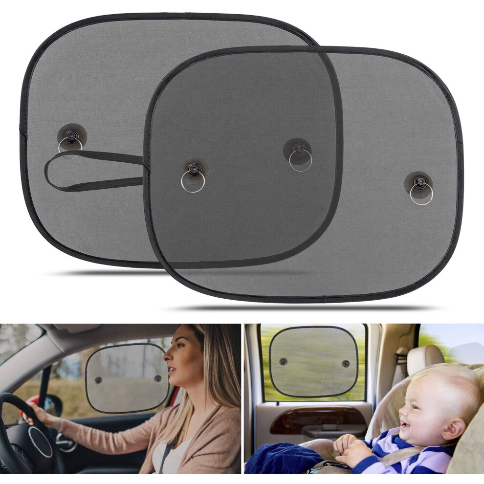 Car Window Shades For Baby, Universal Car Sun Shades For Side And Rear Window, Car Visor Side Window Sun Shade Cover Blocking Harmful Uv Rays, Lewonpo