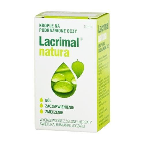 LACRIMAL NATURA  Eye drops with green tea & chamomile 10ml