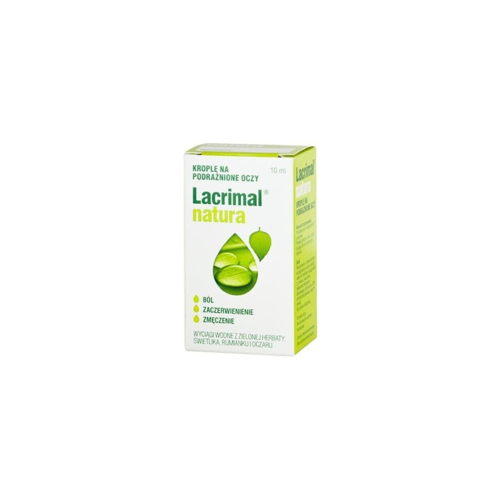 LACRIMAL NATURA  Eye drops with green tea & chamomile 10ml